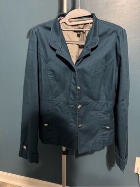 Apt. 9 Teal Button-Front Women's Blazer